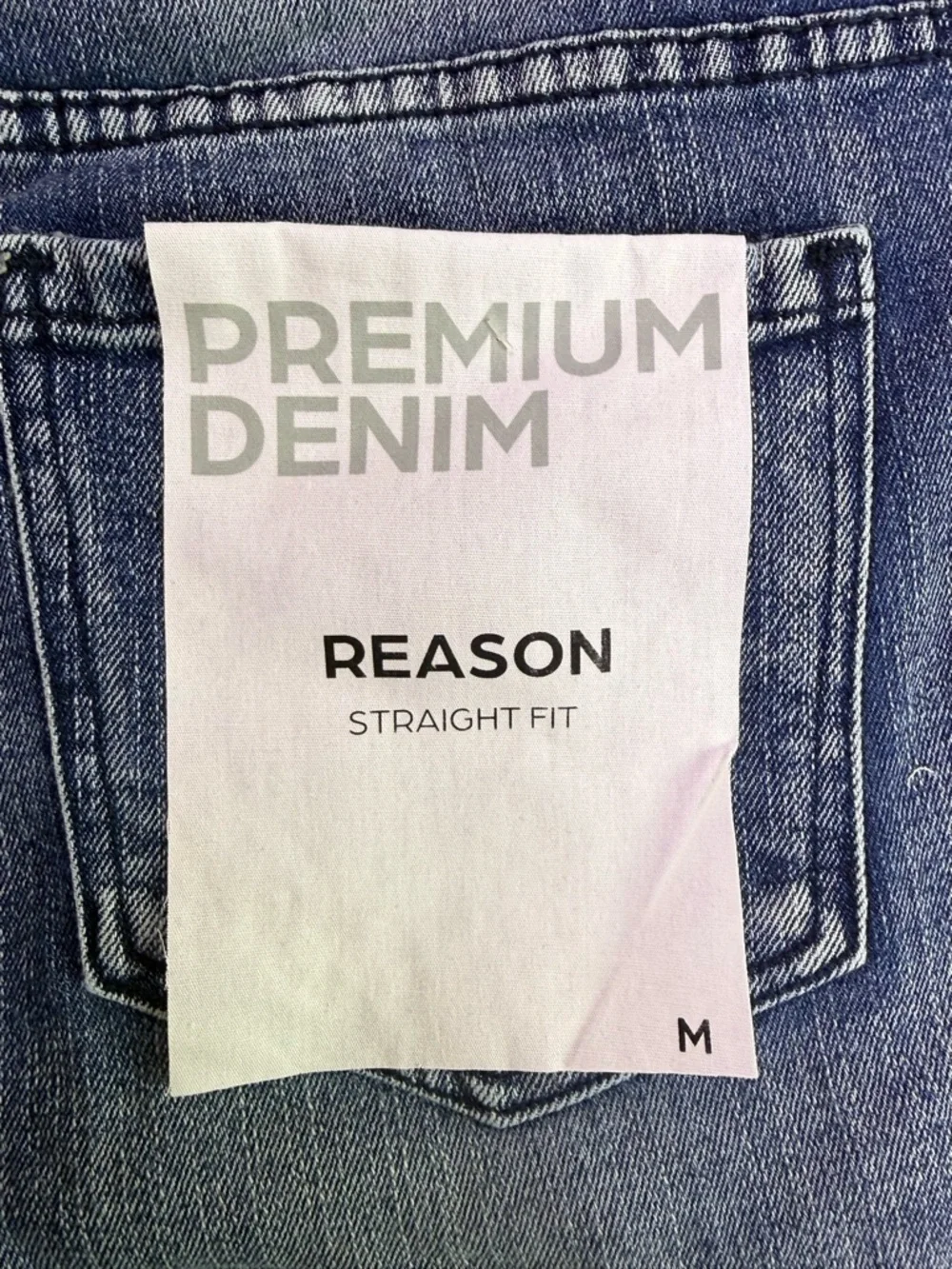 Reason Men's‎ Blue Denim Cargo Shorts with Drawstring Waist